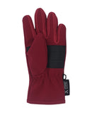 Fingerhandschuhe Softshell Klettverschluss Rosso