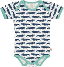 Loud & Proud Body Kurzarm Krokodil Ultramarin