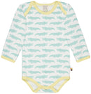 Loud & Proud Body Langarm Krokodil Mint