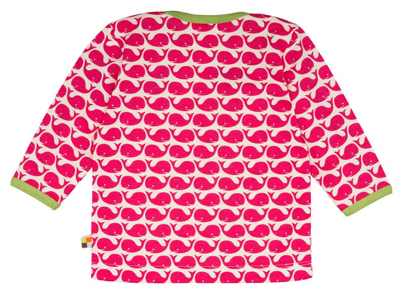 Loud & Proud Langarmshirt Wal Rosenrot