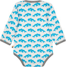 Loud & Proud Body Langarm Wal Aqua