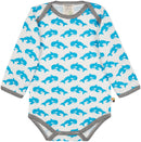 Loud & Proud Body Langarm Wal Aqua