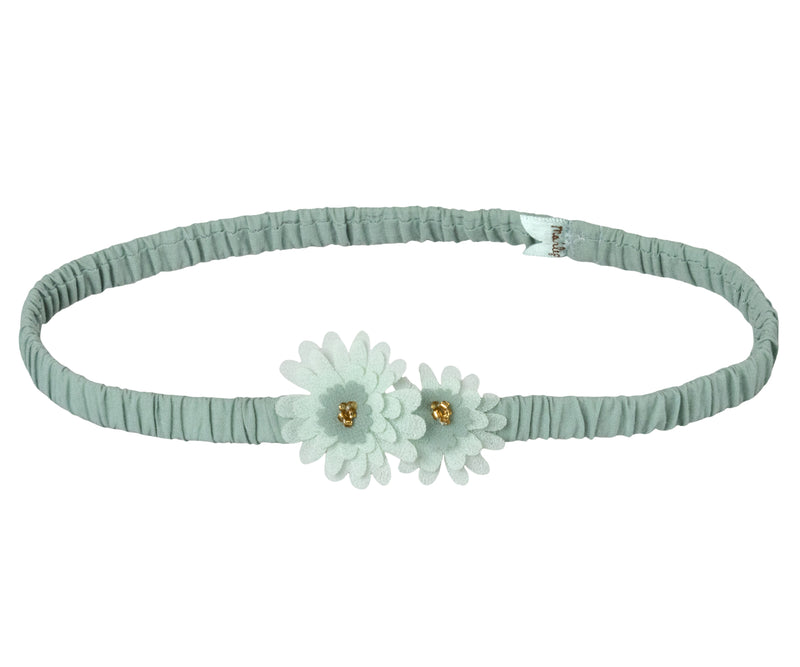 Haarband, Blumen - Mint, klein