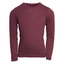 Enfant Langarmshirt Jacquard in Weinrot