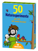 50 Naturexperimente - Geh raus und werde Forscher Kartenspiel Moses