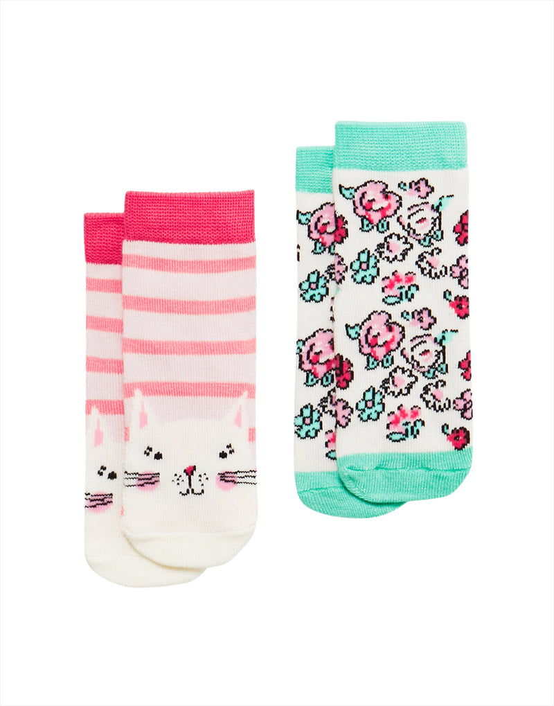 Socken Neat Feet 2er-Pack FloralCat