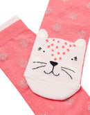 Socken Neat Feet Leopard pink