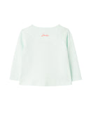 Joules Langarmshirt Harriet Aqua Streifen Igel