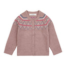 Creamie Cardigan Ova Woodrose