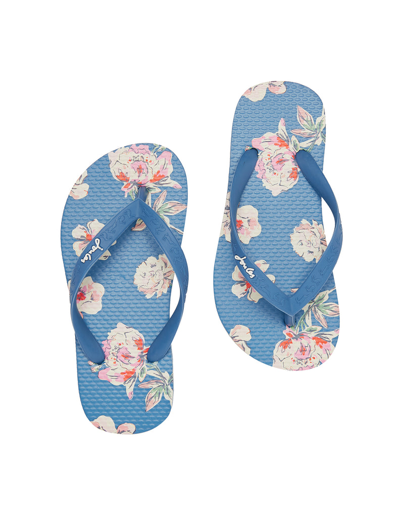 Flip Flops- Blue Floral