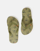 Flip Flops-grüner Dinosaurier