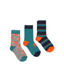 Socken Bamboo 3 Pack-Stripe Bear Fox