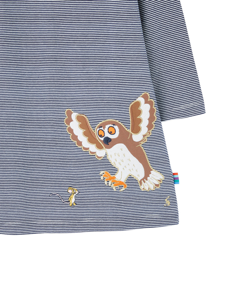 Kleid Gruffalo Rosalee-Owl Navy Stripe