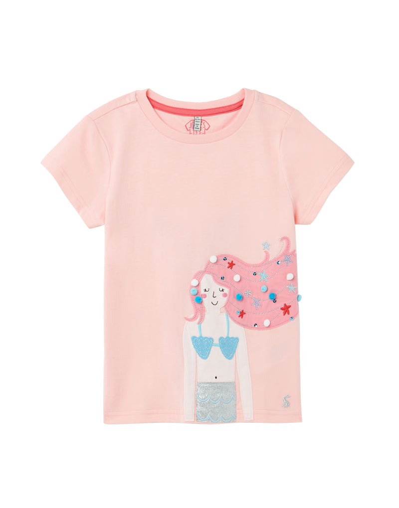 Joules T-Shirt Astra Meerjungfrau rosa