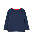 Joules Langarmshirt Navy Dinos
