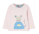 Joules Langarmshirt Tate Light-Pink Marl Mouse