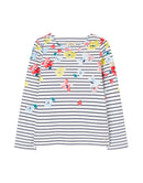 Joules Langarmshirt Floral Stripe