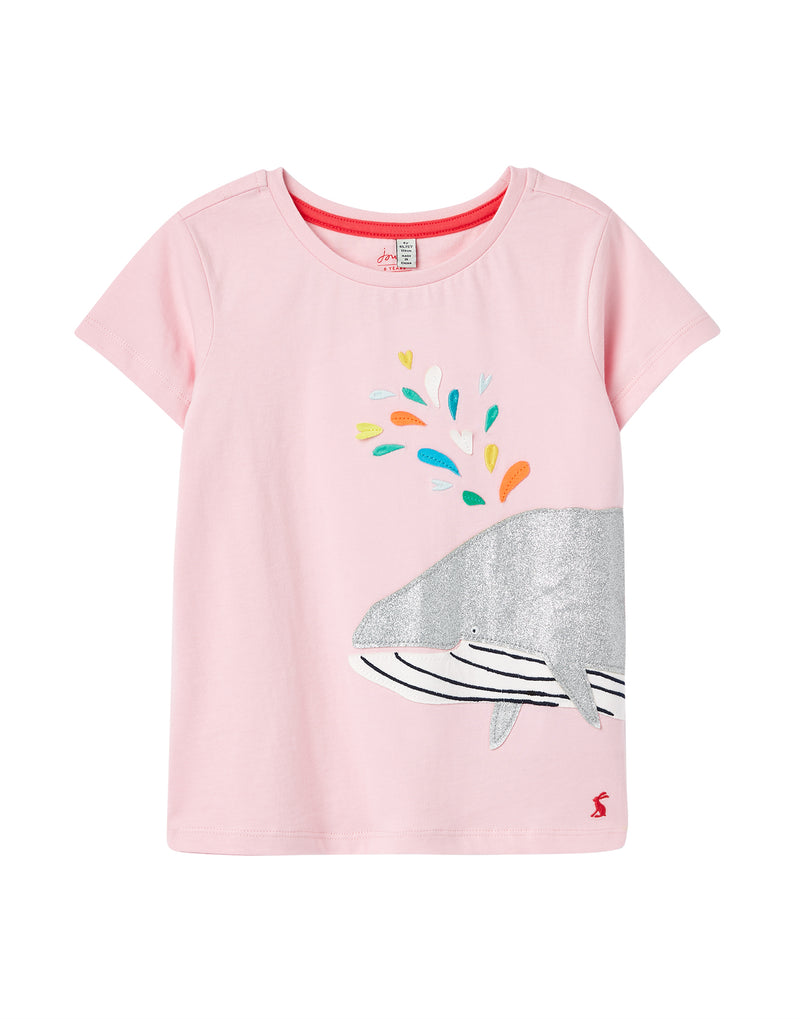 Joules T-Shirt Astra - Pink Whale