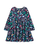 Kleid Navy Birds