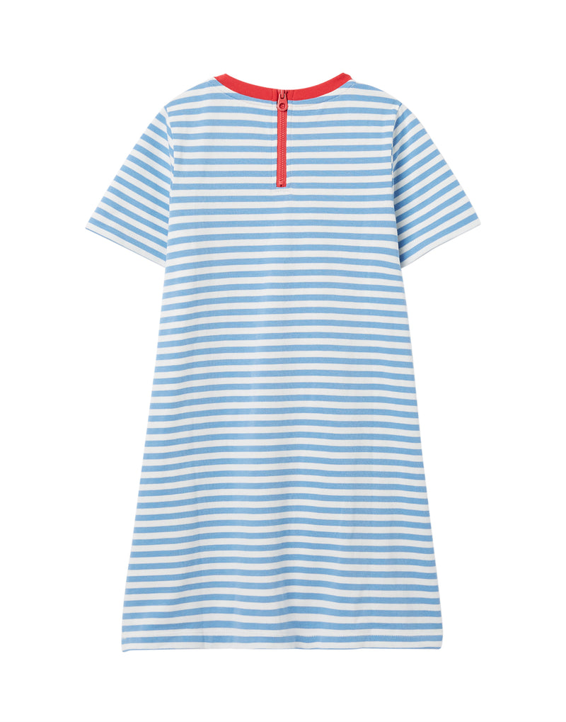 Kleid Blue White Stripe
