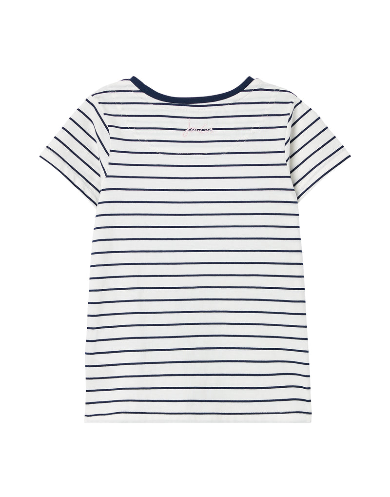 Joules T-Shirt Astra Butterfly Stripe
