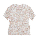 Enfant Bluse Flower Egret