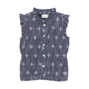 Enfant Bluse mit Stickerei India Ink