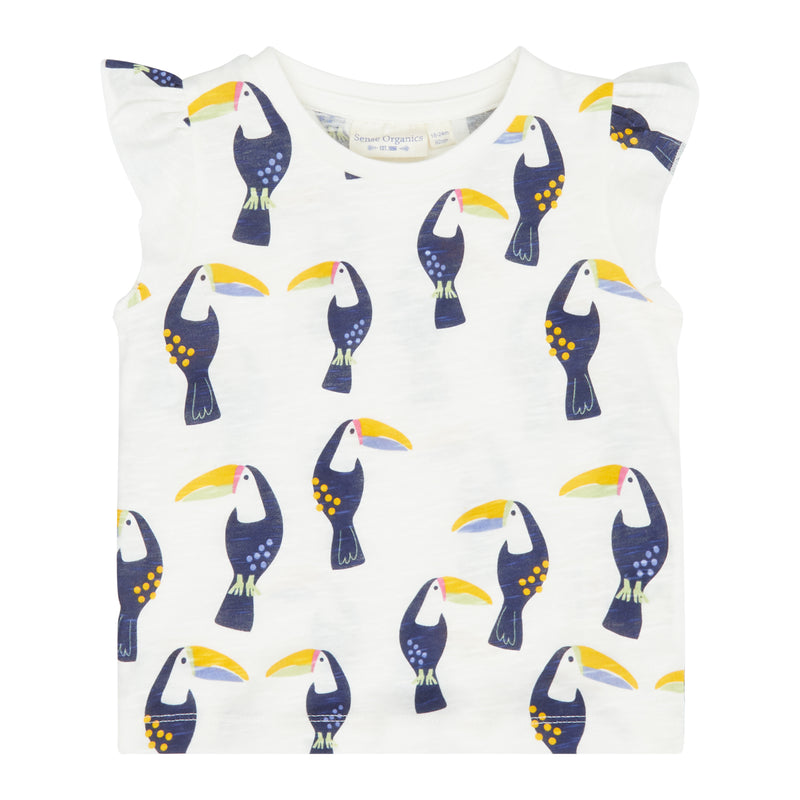 Sense Organics T-Shirt Nana Baby - AOP Toucan