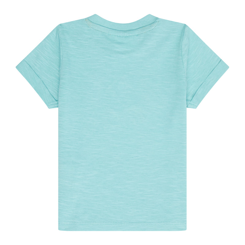 Sense Organics T-Shirt Odo - Aqua + Parrot