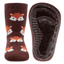 Stoppersocken Fuchs Vollsohle Mahagoni