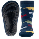 Stoppersocken Dinosaurier Vollsohle Tinte