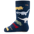 Stoppersocken Dinosaurier Vollsohle Tinte