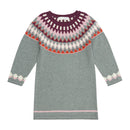 Sense Organics Strickkleid Marva Grau mit Muster