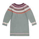 Sense Organics Strickkleid Marva Grau mit Muster