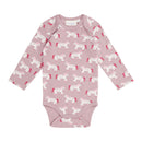 Sense Organics Body Langarm Yvon Pferde Mauve