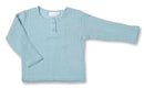 Sense Organics Langarmshirt Musselin Plin Dusty Blue Shirt Sense Organics