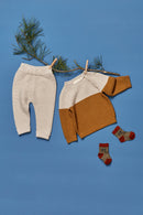 Sense Organics Strickpullover Victor Oatmeal /Camel