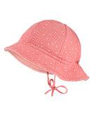 Mini Fischermütze Musselin GOTS  Rust/weiß-Punkte