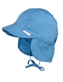 BABY Schildmütze mit Nackenschutz, Popeline Jeans