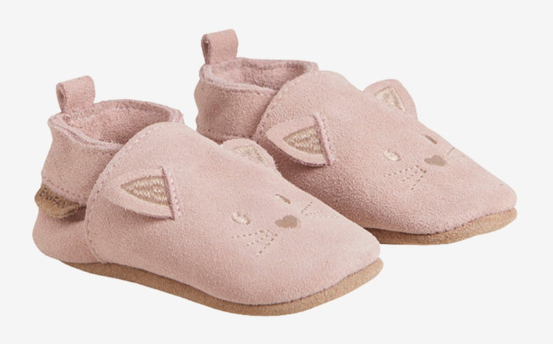 Wildleder Krabbelschuhe Katze Misty Rose