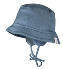 Baby Fischermütze Musselin GOTS Jeans