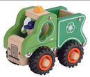 Holzauto Müllwagen mit Gummireifen