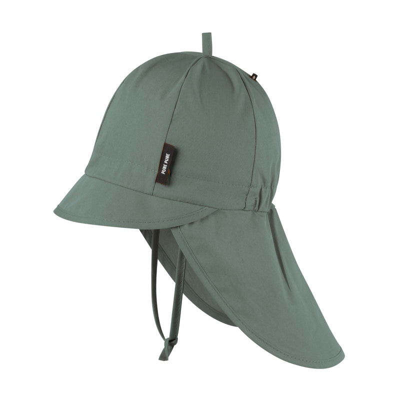 Pure Pure Mütze mit Nackenschutz Green
