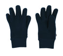 Fingerhandschuhe Fleece mit Bündchen navy
