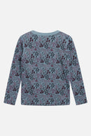 Langarmshirt Allie Wolle/Seide Aqua Flow