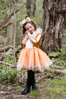 Woodland Kleid Fuchs mit Kopfbedeckung