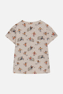 Hust & Claire T-shirt Arthur White Sand