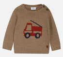 Hust & Claire Pullover Pilou Deer brown melange