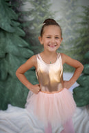 Ballett Tutu Kleid Rosegold