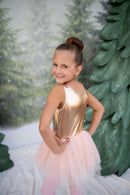 Ballett Tutu Kleid Rosegold